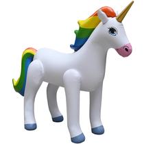 Rainbow Unicorn Jet Creations inflável em pé 76 cm Rainbow Unicorn Jet Creations inflável em pé 76 cm