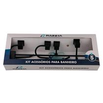 Rainha Kit Square Inox Preto Fosco