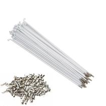 Raio 2.0 x 255 inox richman branco com niple 36 raios p/ aro aero Raio 2.0 x 255 inox richman branco com niple 36 raios p/ aro aero