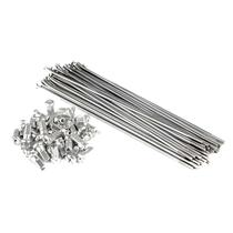 Raio 2.5 x 240 inox duplo hwx com niple / 36 raios