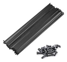 Raio Bike Inox Preto Aro 29 Várias Medidas Jogo 36 Raios