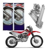 Raio DDL Cromado Crf 230 Disco Dianteiro e Traseiro 4mm Raio DDL Cromado Crf 230 Disco Dianteiro e Traseiro 4mm