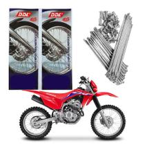 Raio DDL Cromado Crf 250f Disco Dianteiro e Traseiro 4mm