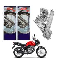 Raio DDL Inox Cg 125 150 160 Tambor Dianteiro e Traseiro Raio DDL Inox Cg 125 150 160 Tambor Dianteiro e Traseiro