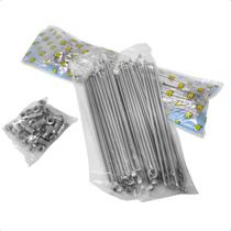 Raio de Aco Inox 4 Milimetros Para Moto Titan Start 125 150 160 Dianteiro e Traseiro