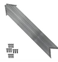 Raio grosso 2.5 x 185mm zincado veloforce Raio grosso 2.5 x 185mm zincado veloforce