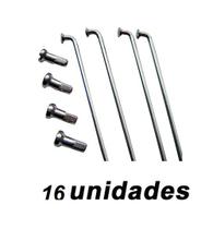 Raio Raiac Fino Zincado 135 X 2,0 com 16 Raios