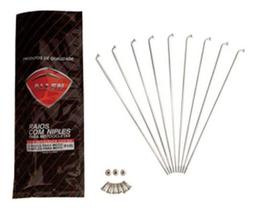 Raio traseiro cromado 4mm 36pç xt600/e 98 99 00 01 02