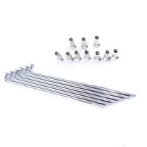 Raio traseiro jogo 36 pecas 122x122,5 cromado - biz-100/125/pop - TRILHA