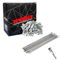 Raio Traseiro Jogo 36 Pecas 122x122,5 Cromado Biz 125/100 Pop 110i/100