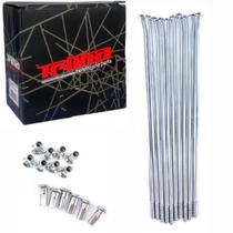 Raio Traseiro Jogo 36 Peças 4MM ZINCADO NXR BROS 125/150/160