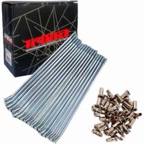 Raio Traseiro Jogo 36 Peças 4MM ZINCADO NXR BROS 125/150/160