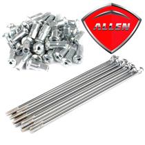 Raio Traseiro XTZ 125 / DT 180 / DT 200 Cromado 4MM JG 36 Peças (allen)