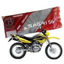 Raio Traseiro Zincado 4mm Bros 125 / 150 / 160 Cubo Lona