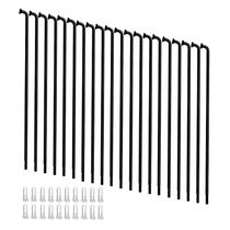 Raios de aço Wheel Goucrro 12G 230 mm 20 unidades pretas