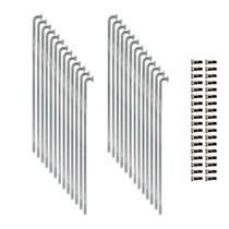 Raios Dianteiro Jogo 36 Peça 4MM INOX XTZ150 2014 À 2023 Raios Dianteiro Jogo 36 Peça 4MM INOX XTZ150 2014 À 2023