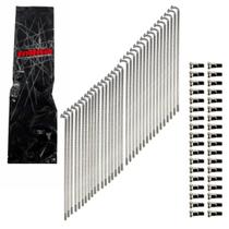 Raios Dianteiros 36 Peças 4mm em INOX TITAN125/150 Fan150