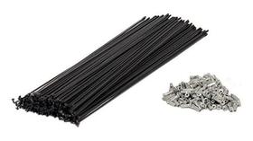 Raios Paco Raio Preto Aço 255mm 2.0 Para Aro 26 Mtb 72 Un Preto