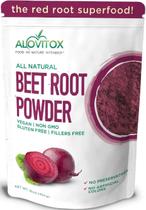 Raiz de beterraba em pó Alovitox Organic 454ml Superalimento de óxido nítrico