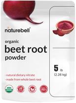 Raiz de beterraba orgânica em pó NatureBell 2,27 kg 4.000 mg/porção Raiz de beterraba orgânica em pó NatureBell 2,27 kg 4.000 mg/porção