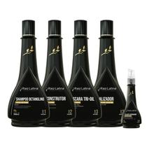 Raiz Latina Kit Escova Acetinada 5 passos