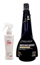 Raiz Latina Kit Máscara Reconstrução +Spray SOS Repair