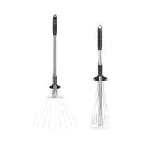 Rake De Metal Para Jardim, Ferramentas De Jardinagem Para Nivelamento De Areia E Folhas Na