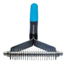 Rake subpelo 20 dentes pelos curtos azul propetz Rake subpelo 20 dentes pelos curtos azul propetz