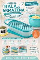 Rala Bem 500ml AZUL Tupperware Rala Bem 500ml AZUL Tupperware