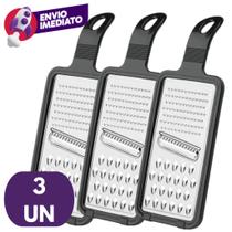 Ralador 01 Face 31cm 3 Cortes Fatiador De Queijo Alimento Legume Verdura Em Aço Inoxidável