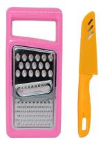 Ralador 3 Em 1 E Faca Kit Jogo Cozinha Cenoura Rala E Corta Ralador 3 Em 1 E Faca Kit Jogo Cozinha Cenoura Rala E Corta