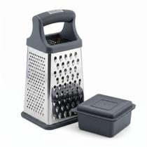 Ralador 4 Faces Dispenser Queijo Legumes Inox Baker's Secret Ralador 4 Faces Dispenser Queijo Legumes Inox Baker's Secret