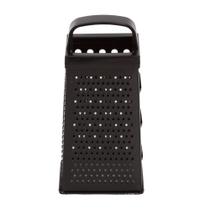 Ralador 4 Faces Inox 23cm Com Alça Cor Preto Quality House Ralador 4 Faces Inox 23cm Com Alça Cor Preto Quality House