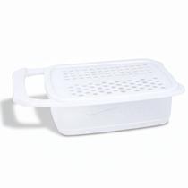 Ralador com Pote 1300ml Ralador com Recipiente Acoplado, Plástico Resistente, Prático e Multifuncional Ralador com Pote 1300ml Ralador com Recipiente Acoplado, Plástico Resistente, Prático e Multifuncional