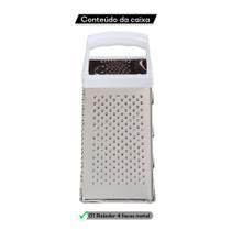 Ralador de Legumes 4 Faces Em Inox Multiuso Resistente