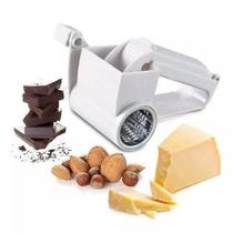 Ralador De Queijo Chocolate Manual Com Lâminas Rotativas