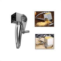 Ralador De Queijo Legumes Coco Aço Inox Multiuso Manual