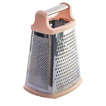 Ralador De Queijo Legumes Inox 4 Faces Reforçado Antiderrapa