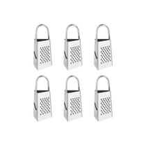 Ralador de Queijo Mini Inox Pequeno Raspas de Limao 6un