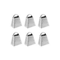 Ralador de Queijo Mini Inox Pequeno Raspas de Limao 6un