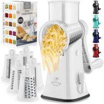 Ralador de Queijo Rotativo Zulay Kitchen - 5 Lâminas Ralador de Queijo Rotativo Zulay Kitchen - 5 Lâminas
