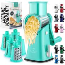 Ralador de Queijo Rotativo Zulay Kitchen - 5 Lâminas