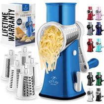Ralador de Queijo Rotativo Zulay Kitchen - 5 Lâminas
