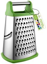Ralador de queijo Spring Chef Green Professional em aço inoxidável XL Ralador de queijo Spring Chef Green Professional em aço inoxidável XL