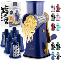 Ralador de Queijo Zulay Kitchen - 5 Lâminas com Base de Sucção