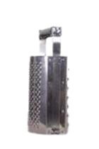Ralador Duplo de Milho e Queijo , Inox - (22 x 10 x 9 ). Ralador Duplo de Milho e Queijo , Inox - (22 x 10 x 9 ).