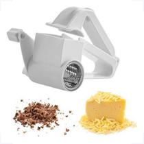 Ralador e Fatiador Manual Manivela Inox 3 em 1 Queijo Chocolate TOP RIO