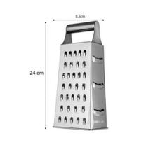 Ralador Fatiador Manual De Legumes Queijos 4 Faces Inox - 123Util