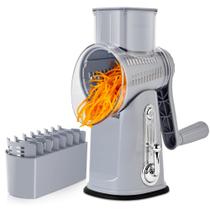 Ralador Giratório de Queijo SUSTEAS com 5 Lâminas e Base de Ventosa Ralador Giratório de Queijo SUSTEAS com 5 Lâminas e Base de Ventosa