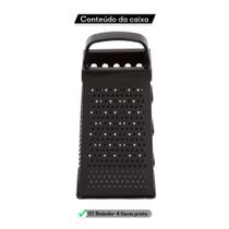 Ralador Inox 4 Faces Fatiador Legumes Queijos Verduras